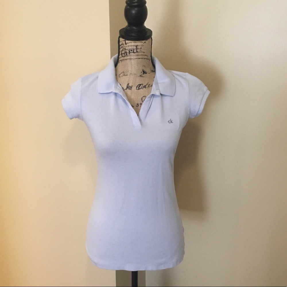 CALVIN KLIEN BABY BLUE POLO